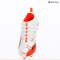 Dětské kopačky PUMA Ultra 5 Match FG/AG Jr puma white/puma black/glowing red 9