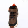 Junior boty Geox Flexyper Plus brown cotto / black  18