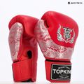 Boxerské rukavice  Top King Muay Thai Power Snake red/silver 7