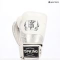 Boxerské rukavice  Top King Muay Thai Power Snake white/silver 7