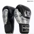 Boxerské rukavice  Top King Muay Thai Power Snake black/silver 7