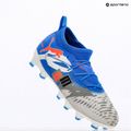 Dětské kopačky PUMA Future 8 Match Forever FG/AG Jr white/ultra blue/feather gray/puma black/glowing red 9