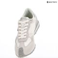 Dámské boty KARL LAGERFELD Velocette Embro Nft white leather/textile w/silver 9