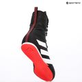 Boxerské boty Adidas Box Hog 4 core black/cloud white/pure ruby 9