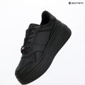Dámské tenisky Tommy Jeans Retro Basket Flatform Ess triple black 9
