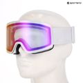 Lyžařské brýle UVEX Provoqe V white matt/vario pink mirror 6