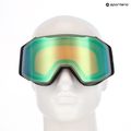 Lyžařské brýle UVEX Gravity FM oxidized matt green/mirror opal/orange/clear 6
