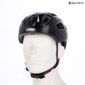 Dětská cyklistická přilba ABUS Youn-I 2.0 black violet 8