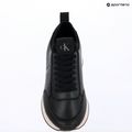Dámské boty Calvin Klein HW0HW03118 Retro Runner Sock PANL Leather Neo black/crystal grey 9