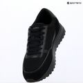 Pánské boty Calvin Klein HM0HM02215 City Runner Laceup Nylon Recycled Suede triple black 9