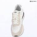 Dámské boty Calvin Klein YW0YW01990 Retro Runner Lace Up Nylon MG bright white/black 9