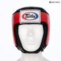 Ochranná helma Fairtex Muay Thai & Kickboxing Competition red 6