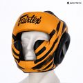 Boxerská helma  Fairtex Microfiber Headguard gold 7