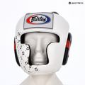 Boxerská helma Fairtex Super Sparring white/black 6