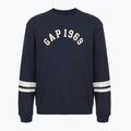 Pánská mikina GAP Logo Piping Crewneck blue navy