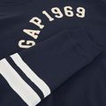 Pánská mikina GAP Logo Piping Crewneck blue navy 3