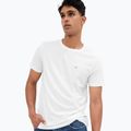 Pánské tričko GAP Micro Logo Crew Neck Tee white global