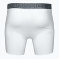 Pánské boxerky  Under Armour Perf Cotton 6" 3 páry white/black 2