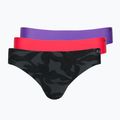 Dámské kalhotky  Under Armour Pure Stretch Ns Thong 3 pary flower multicolor