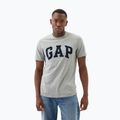 Pánské tričko GAP Soft Basic Logo heather grey