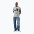 Pánské tričko GAP Soft Basic Logo heather grey 2