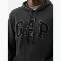 Pánská mikina GAP Heritage French Terry Logo charcoal heather 4