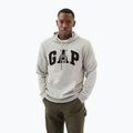 Pánská mikina GAP Heritage French Terry Logo light heather grey