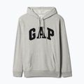 Pánská mikina GAP Heritage French Terry Logo light heather grey 5