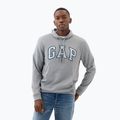 Pánská mikina GAP Heritage Crewneck Logo storm cloud