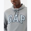 Pánská mikina GAP Heritage Crewneck Logo storm cloud 4