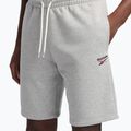 Pánské tréninkové šortky Reebok Identity Small Logo Fleece medium grey heather/vector red 4