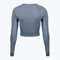 Dámské fitness tričko longsleeve Reebok RBK Lab Seamless Crop upgrade blue 2