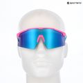 Sluneční brýle UVEX Flowline pink matt/mirror blue 7