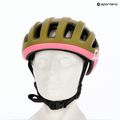 Cyklistická helma POC Amidal olivine green matt/thulite pink matt 6