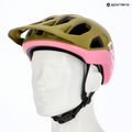 Cyklistická helma POC Cularis olivine green matt/thulite pink matt 6