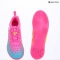 Dětské kopačky PUMA Future 9 Play IT Jr poison pink/puma wht/sun stream/bright aqua/puma blk 17