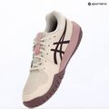 Dětské tenisové boty ASICS Gel-Resolution X GS soft oat/dark aubergine 9