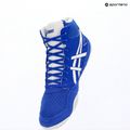 Zápasnické boty ASICS Snapdown 4 neon blue/white 9