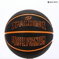 Basketbalový míč Spalding Phantom basketball black/orange velikost 6 6