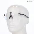 Sluneční brýle 100% Hypercraft SQ gloss light grey/rose gold mirror photochromic 7