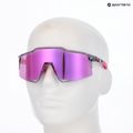 Sluneční brýle  100% Speedcraft polished translucent grey/purple multilayer mirror 5