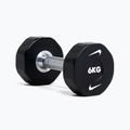 Chromovaná činka Nike Strength Pro Urethane Dumbbell 14 kg black/white 7