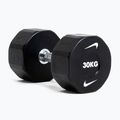 Chromovaná činka Nike Strength Pro Urethane Dumbbell 14 kg black/white 9