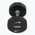 Chromovaná činka Nike Strength Pro Urethane Dumbbell 16 kg black/white 2