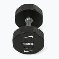 Chromovaná činka Nike Strength Pro Urethane Dumbbell 18 kg black/white 2