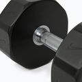 Chromovaná činka Nike Strength Pro Urethane Dumbbell 22 kg black/white 4