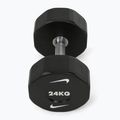 Chromovaná činka Nike Strength Pro Urethane Dumbbell 24 kg black/white 2