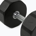 Chromovaná činka Nike Strength Pro Urethane Dumbbell 24 kg black/white 4