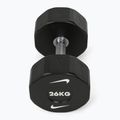 Chromovaná činka Nike Strength Pro Urethane Dumbbell 26 kg black/white 2