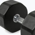Chromovaná činka Nike Strength Pro Urethane Dumbbell 28 kg black/white 4